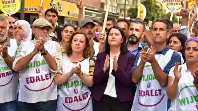HDP nin İzmir deki  Vicdan ve Adalet Nöbeti  sona erdi 